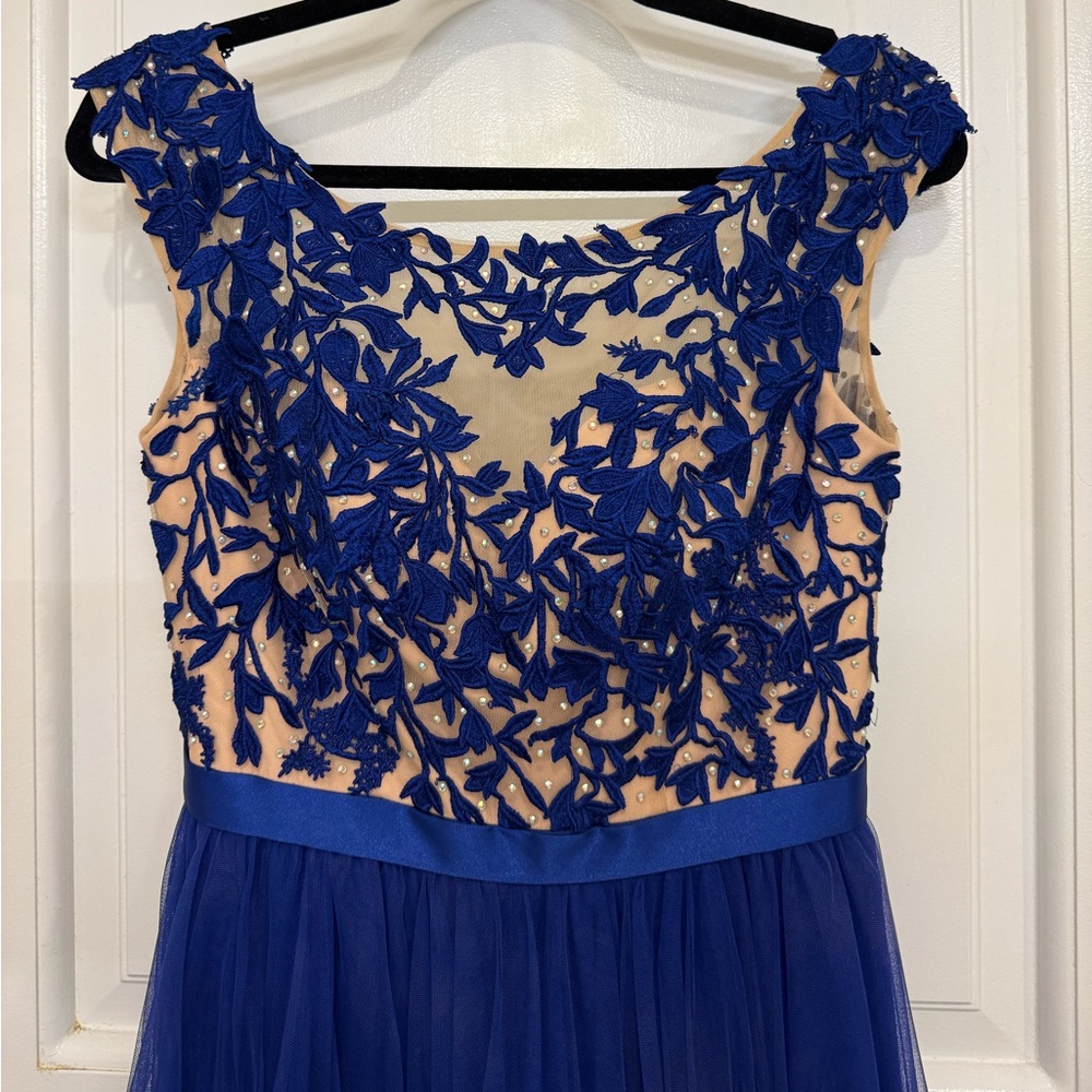 Sherri Hill Royal Blue Long Dress